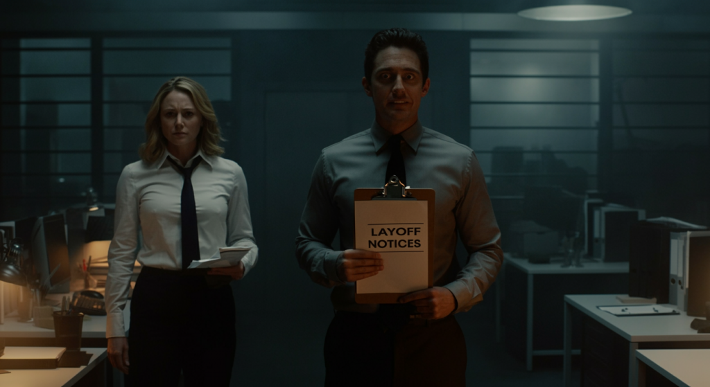 We Regret to Inform You You’re Essential: Surviving the Corporate Layoff Hunger Games